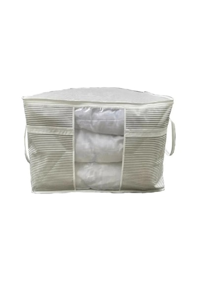 Pencereli Yastık Yorgan Hurcu 75 X 40 X 40 Cm Pamuklu Gri Diğer