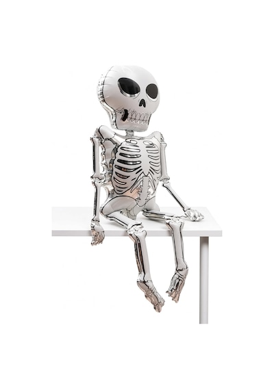 Halloween Folyo Balon İskelet 158x86 Cm Cadılar Bayramı Parti Süsü Büyük Boy Dekorasyon Balonu Çok Renkli