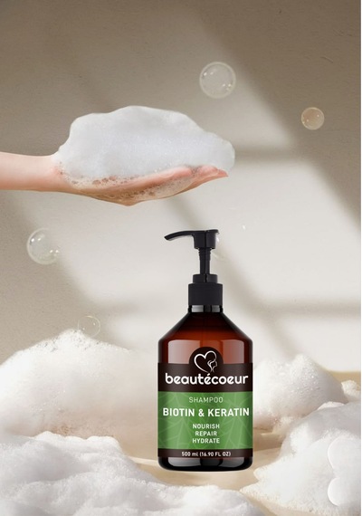 Beautecoeur Biotin & Keratin Parabensiz Şampuan 500 ML