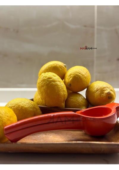 Renkli Döküm Limon Sıkacağı Limon Presi Büyük Boy, Rennkli Metal Limon Sıkacağı, Döküm Naranciye Sıkacağı Turuncu Çok Renkli