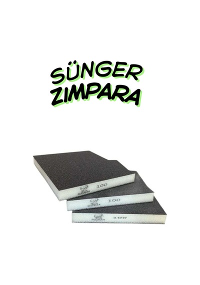 220 Kum Esnek Sünger Zımpara 9.5 X 12.5 Cm Yassı Zımpara Bloğu Ahşap Ve Mobilya Taşlama Ve Parlatma