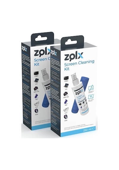 Ekran Temizleme Seti 250ml + Temizleme Bezi 2 Adet Lcd, Led, Ekran, Laptop, Tablet, Bilgisaya