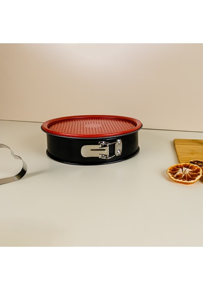 Guardini Kelepçeli Kek Kalıbı Kırmızı 24 Cm