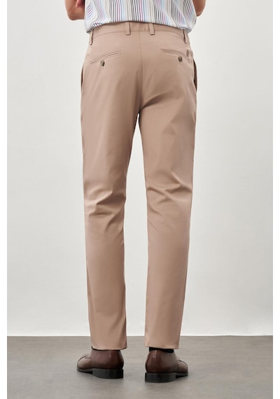 İmza Koyu Bej Kendinden Desenli Bez Ayağı Pamuklu Yan Cep Slim Fit Casual Pantolon 1003245168 KOYU BEJ İmza Koyu Bej Kendinden Desenli Bez Ayağı Pamuklu Yan Cep Slim Fit Casual Pantolon 1003245168 KOYU BEJ
