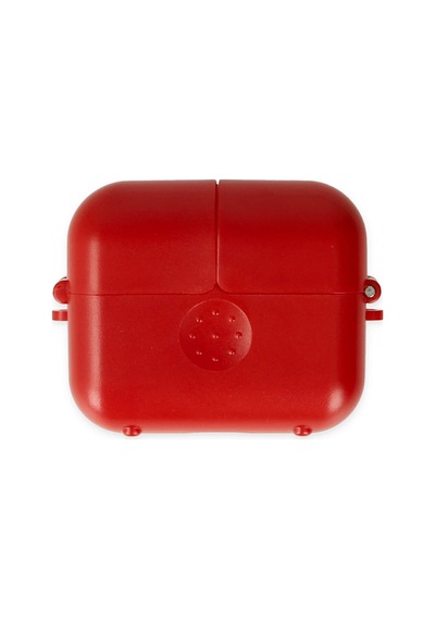 Newface Airpods Uyumlu 3 3.nesil Basmalı Kılıf Csmtex - 2 - Kırmızı
