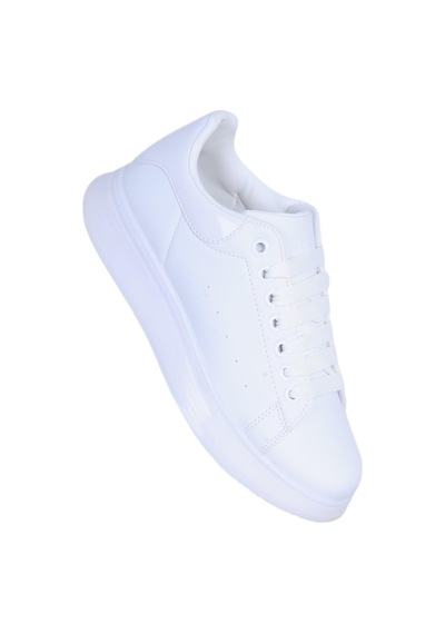 Cap 2044 Beyaz Günlük Erkek Sneaker Ayakkabı