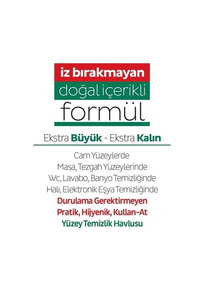 Sleepy Easy Clean Yüzey Temizlik Havlusu Beyaz Sabun 100 Yaprak Tekli