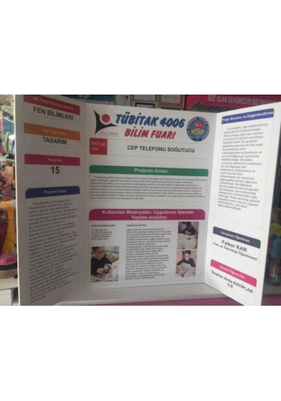 Tübitak 4006 Kanatlı Poster Pano