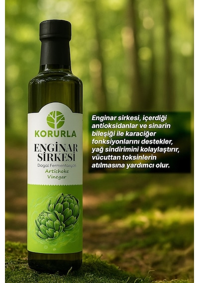Enginar Sirkesi Doğal Fermantasyon 500 Ml