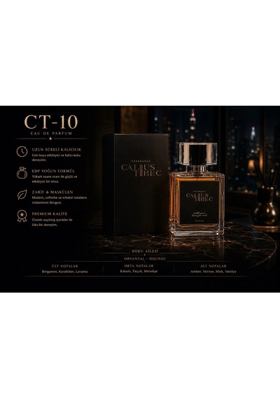 Calius Tibec Ct-10 Erkek Parfüm EDP 50 ML