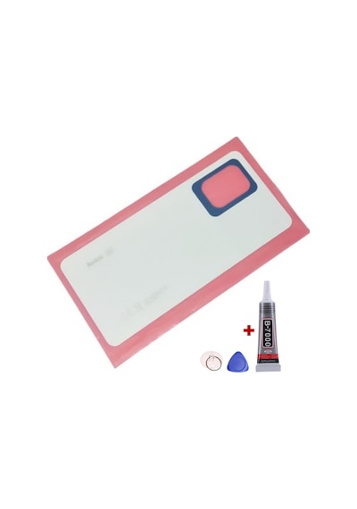 Xiaomi Redmi Note 12 Pro 5g Beyaz Arka Kapak Batarya Kapağı Pil Kapağı Yapışkan Ve Sökme Aparatıyla Beraber Full Set Beyaz
