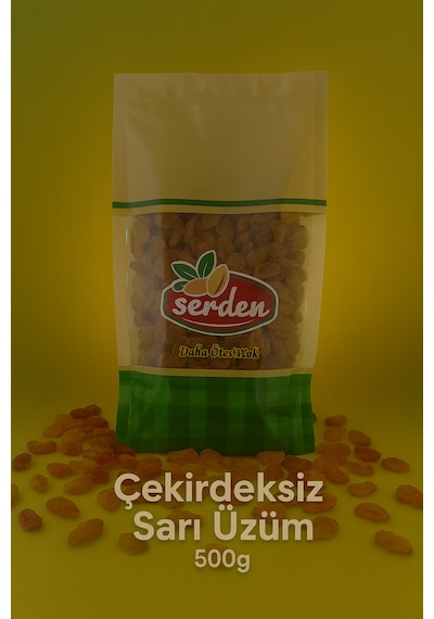 Sarı Üzüm Çekirdeksiz 500gr 500 G
