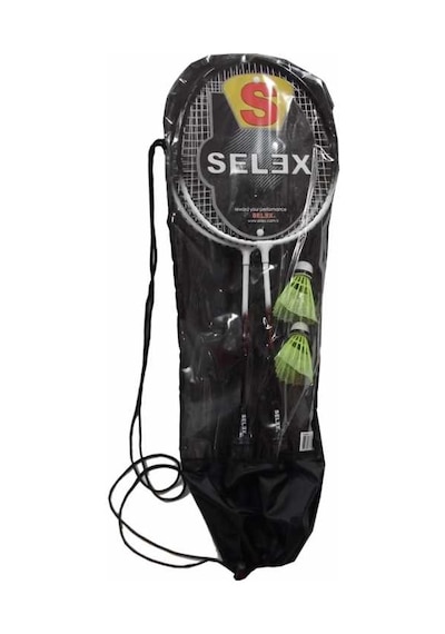 Selex Thunder Badmıngton Raket Çiftli 2 Raket +2 Top