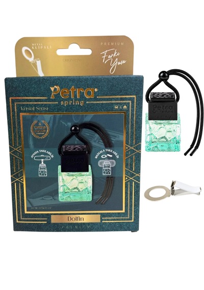 Dolfin Premium 10 Ml Oto Kokusu , Metal Klipsli , Araç Kokusu, Araba Kokusu, Oto Aksesuar, Oto Kokusu, Otomobil Kokusu, Petra Spring Araç Ve Ortam Kokuları