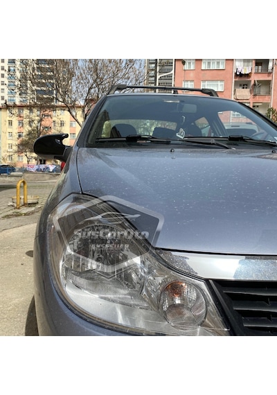 Renault Symbol 2008-2012 Thalia Uyumlu Batman Yarasa Ayna Kapağı Piano Black Abs Plastik 00 Şüscaroto Aksesuar