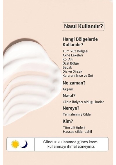 Genital Beyazlatıcı Krem Çinko İçermez Yüz Kol Altı Genital İç Bacak Diz Ve Dirsek 50 Ml