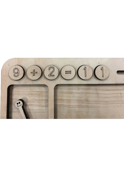 Ahşap Eğitici Doğal Sayılar Ve 4 Işlem Matematik Öğrenme Seti
