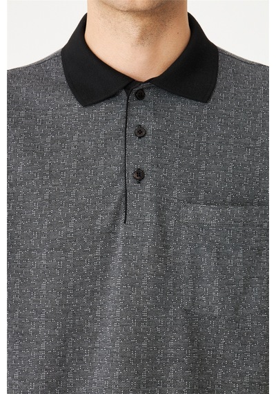 Siyah Polo Yaka T-shirt Siyah