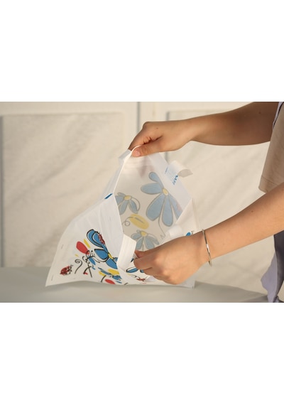 Eczane Bez Çanta Uğur Böcekli 50'li 30 x 35 CM