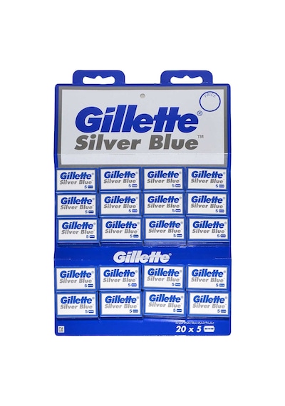 Gillette Silver Blue Tıraş Bıçağı Jilet 5 x 20'li