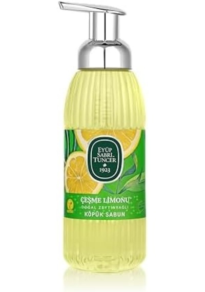 Doğal Zeytinyağlı Köpük Sabun Çeşme Limonu 500 Ml
