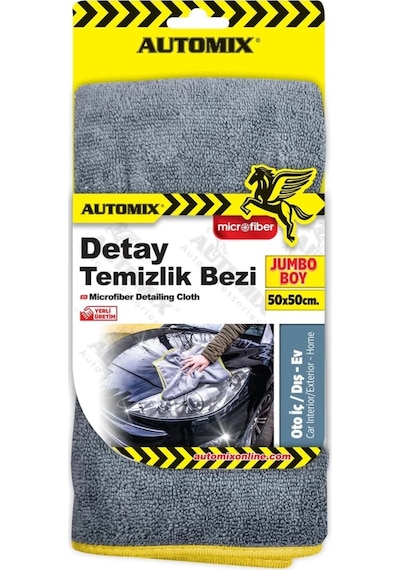 Automix Detay Temizlik Bezi Çizik Tüy Bırakmaz 50 x 50 CM