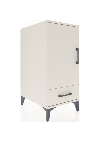 Kronos Komodin 3 Raflı Tek Çekmeceli Tek Kapaklı 44x59x96 Aytaşı-aytaşı Aytası