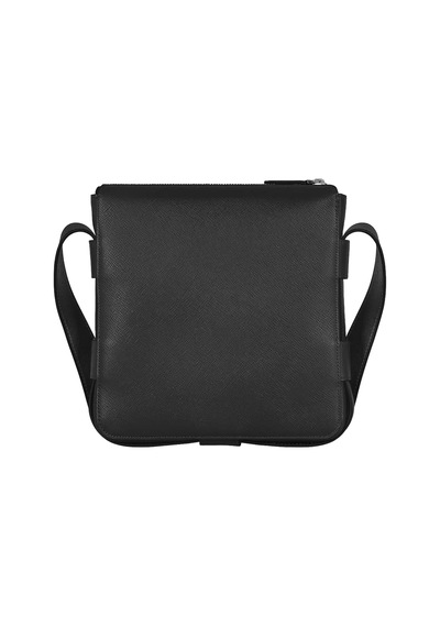 Montblanc Sartorial Deri Dikey Çapraz Çanta 221560 Siyah
