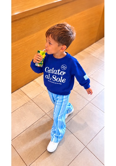Elzo Collection Erkek Çocuk Ön Yazı Baskılı Sweatshirt Çizgili Gabardin Denim Kot Pantolon Alt Üst Takım Açık Mavi - Lacivert Elzo Collection Erkek Çocuk Ön Yazı Baskılı Sweatshirt Çizgili Gabardin Denim Kot Pantolon Alt Üst Takım Açık Mavi - Lacivert