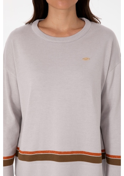 U.S. Polo Assn. Kadın Taş Bisiklet Yaka Kazak 50314598-VR049