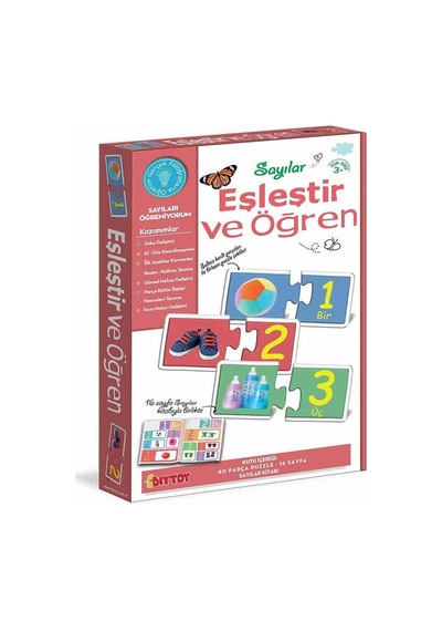 Diytoy Eşleştir Ve Öğren Sayılar - Kolektif