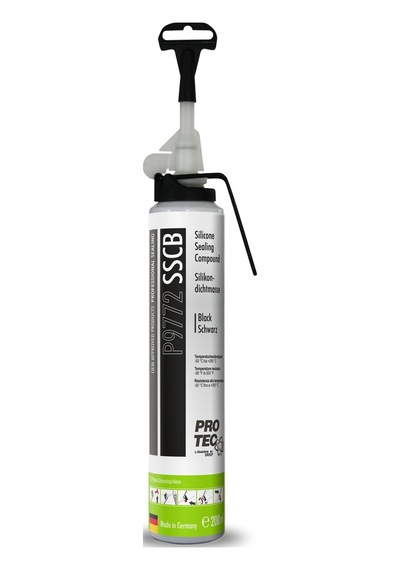 Protec Slikon Sıvı Conta Siyah 200ml - Motor Şanzıman