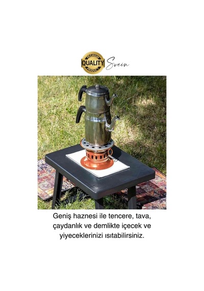 Özel Üretim Jel Yakıtlı Isıtıcı Osmanlı Ocağı Ev İş Yazlık Piknik Kamp Tipi Kolay Taşınabilir Ocak Diğer Çok Renkli