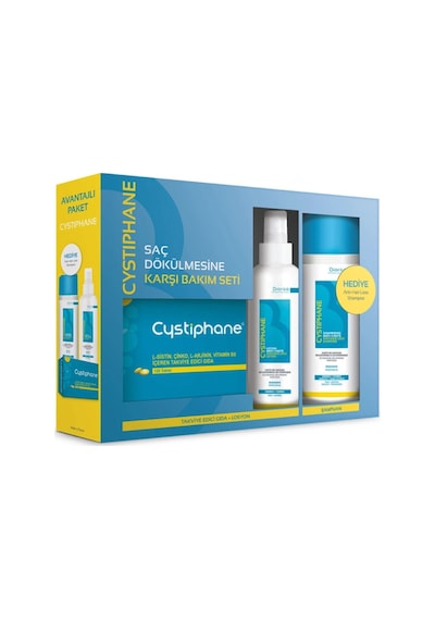 Cystiphane Takviye Gıda 120 Tablet + Biorga Dökülme Karşıtı Şampuan 200 ML + Losyon 125 ML