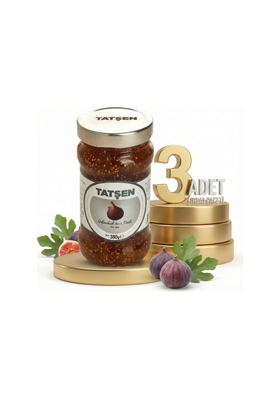Tatşen Cam Reçel İncir 3x380 Gr
