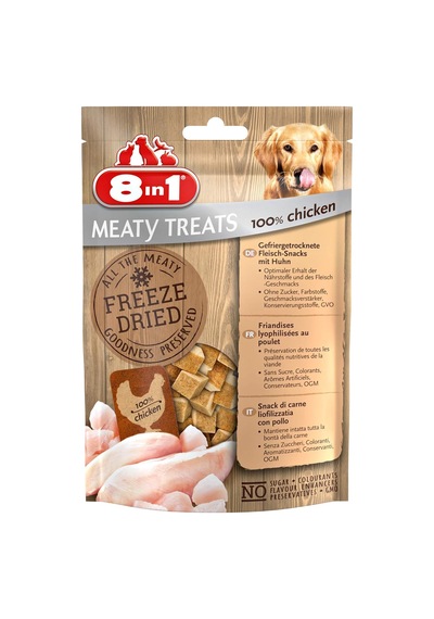 Meaty Treats Freeze Dried Ördekli, 50 Gr Köpek Ödülü