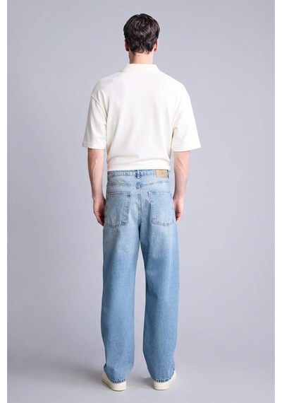 Defacto Baggy Fıt Pantolon H6630ax26smnm39 Mavi-nm39