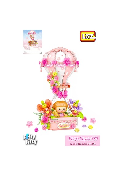 Loz Creative Serisi Pembe Hava Balonu 750 Parça Oyuncak Yapım Seti Fflz-4114vgn