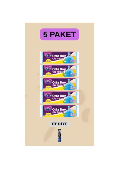 Çöp Torbası Orta Boy 55x60 Prx010