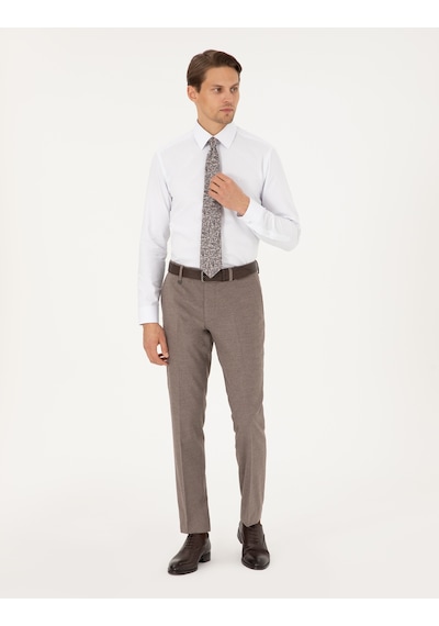 Pierre Cardin Erkek Beyaz Gömlek Desenli 50292309-vr013 Beyaz