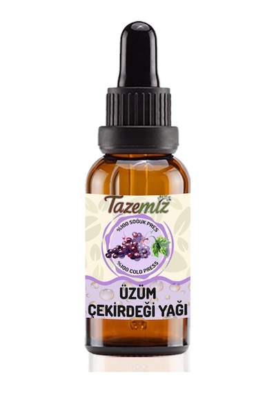 Tazemiz Üzüm Çekirdeği Yağı Soğuk Pres 50 ML