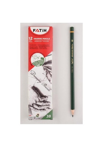 3b Resim Kalemi Dereceli Kalem 4 Adet Fatih Dereceli Resim Kalemi Yumuşak Uçlu Kurşun Kalem Genel
