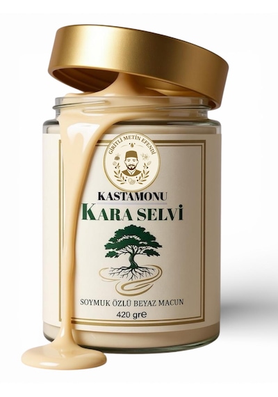 3 Kavanoz Giritli Metin Efendi Kastamonu Soymuk Özlü Beyaz Yalamuk Macun 3 X 420 Gr