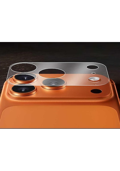 Apple Uyumlu iPhone 17 Pro Kamera Lens Çerçeve Koruyucu Mat 9h Nano