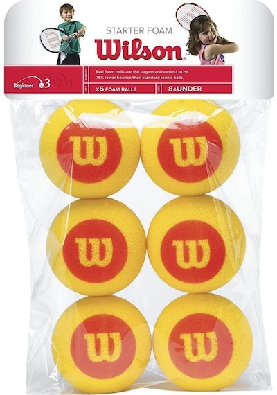 Wilson Tenis Topu Starter Çocuklar için 6lı Sünger (Wrz259300)