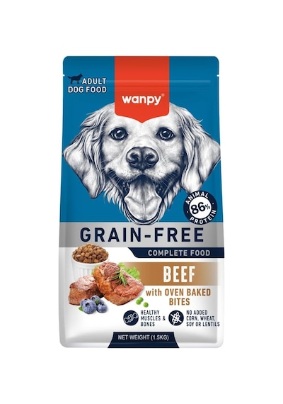 Sığır Etli Tahılsız Yetişkin Köpek Maması 1,5kg