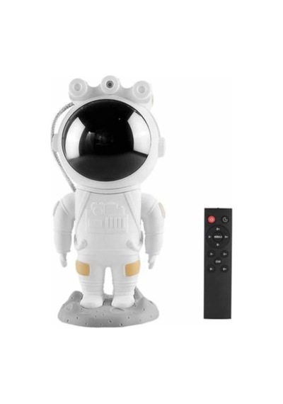 Mey İthalat Projeksiyon Astronot Lamba Speaker Sevimli Astronot Bluetooth Hoparlör Çok Renkli