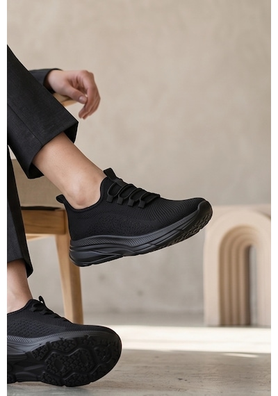 In Step Daıly - Max Pro: Ultra Hafif Antrasit Siyah Unısex Spor Ayakkabı