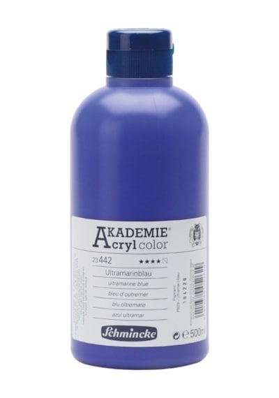 Schmincke : Akademie Akrilik Boya : Ultramarine Blue : 500 Ml