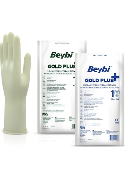 Beybi Gold Plus Steril Cerrahi Eldiven 10'lu 8.5